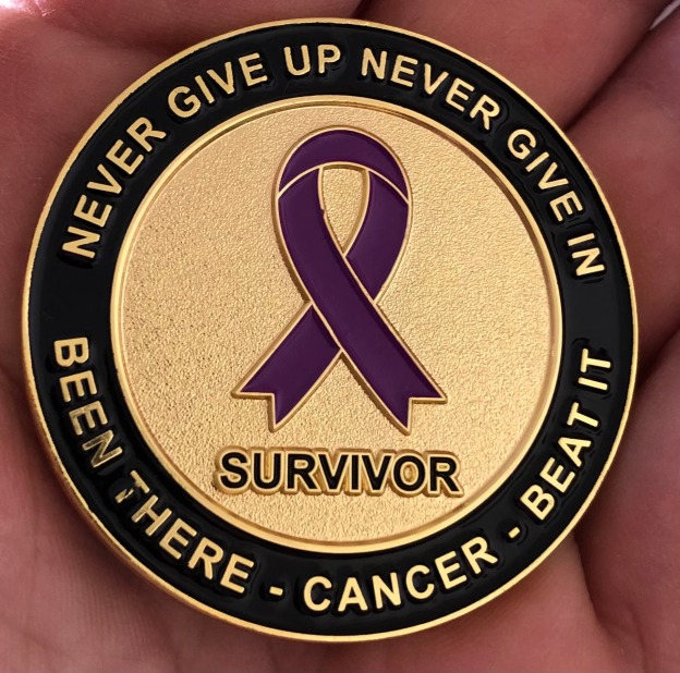 🔥HOT SALE - 49% OFF🔥Cancer Survivor Embroidered Hat – "Never Give Up" Purple Ribbon Hat