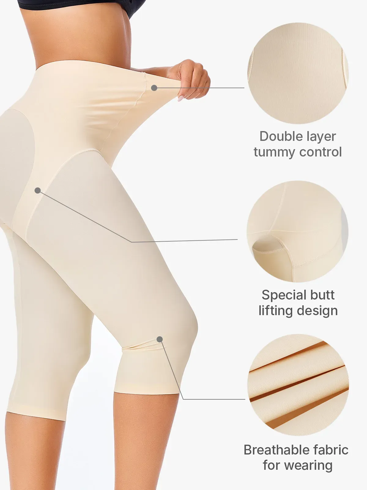 💥Black Friday Sales💥 - High-Waisted Seamless Body Shaper Thigh Slimmers