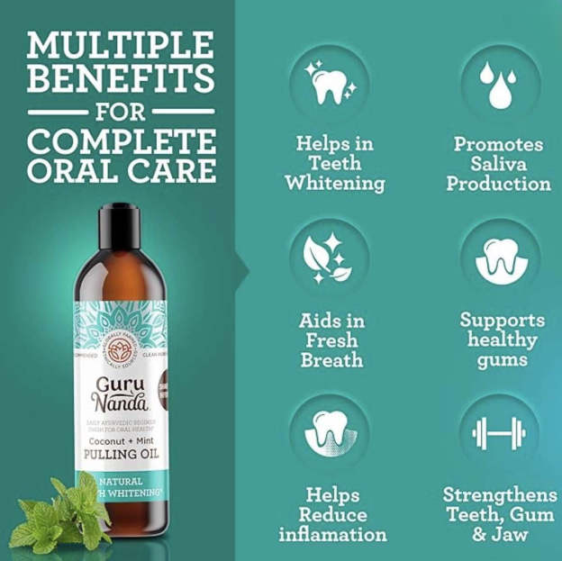 Guru Nanda Coconut Oil Pulling w/ Essential Oils