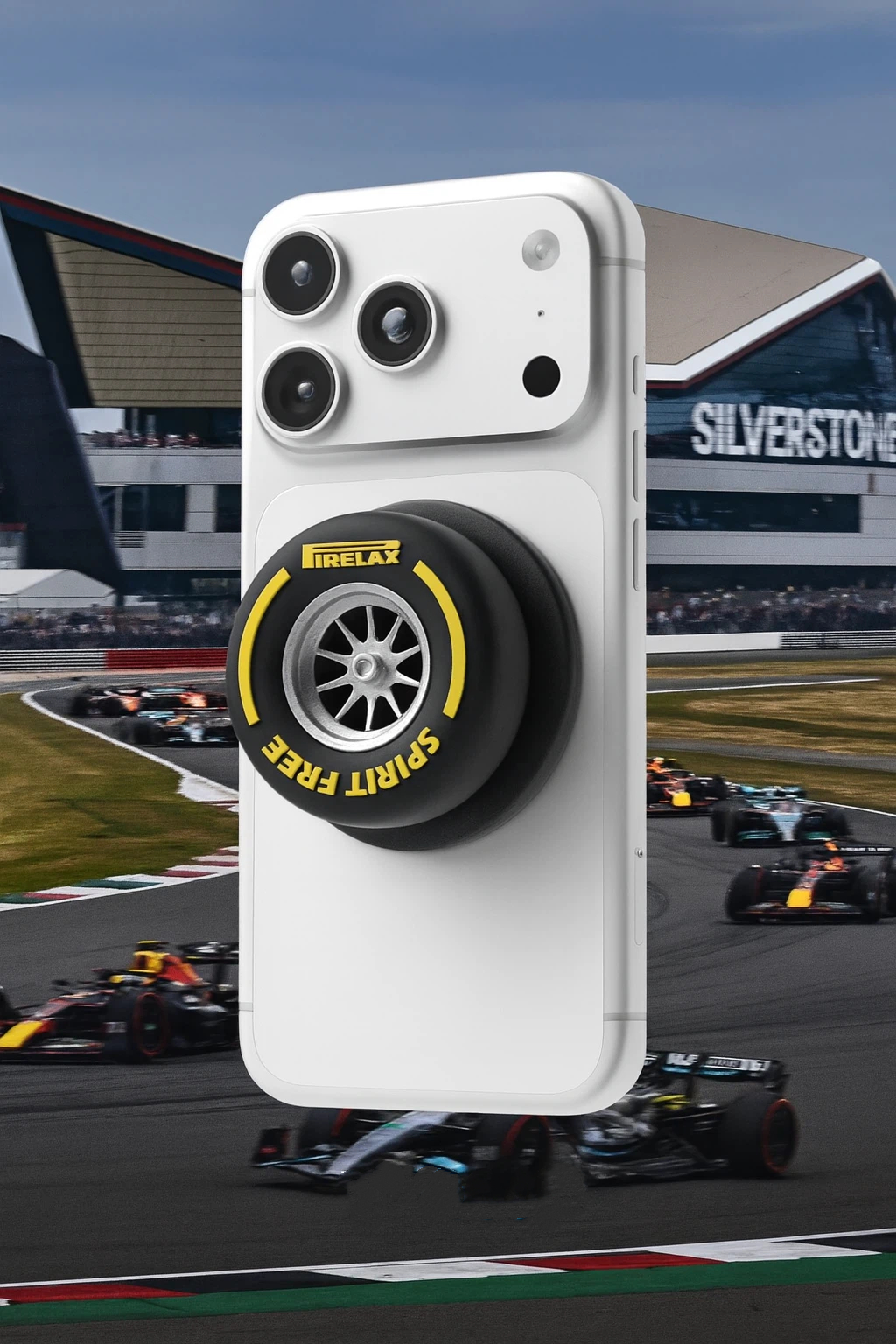 🔥HOT SALE - 49% OFF🔥-🏎️📱 F1 Racing Wheel Phone Holder