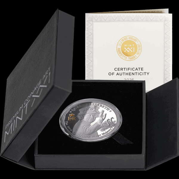 2026 Niue Queen Elizabeth II 100th Ann. of Her Majesty’s Birth 1 oz Silver Coin