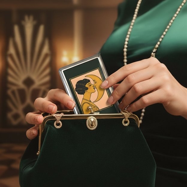 🔥LAST DAY 49% OFF -❤️Vintage Art Deco Versatile Card & Cash Case With RFID Protection