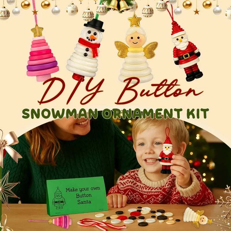 🔥HOT SALE - 49% OFF - 🎅☃️ DIY Button Ornament Kits