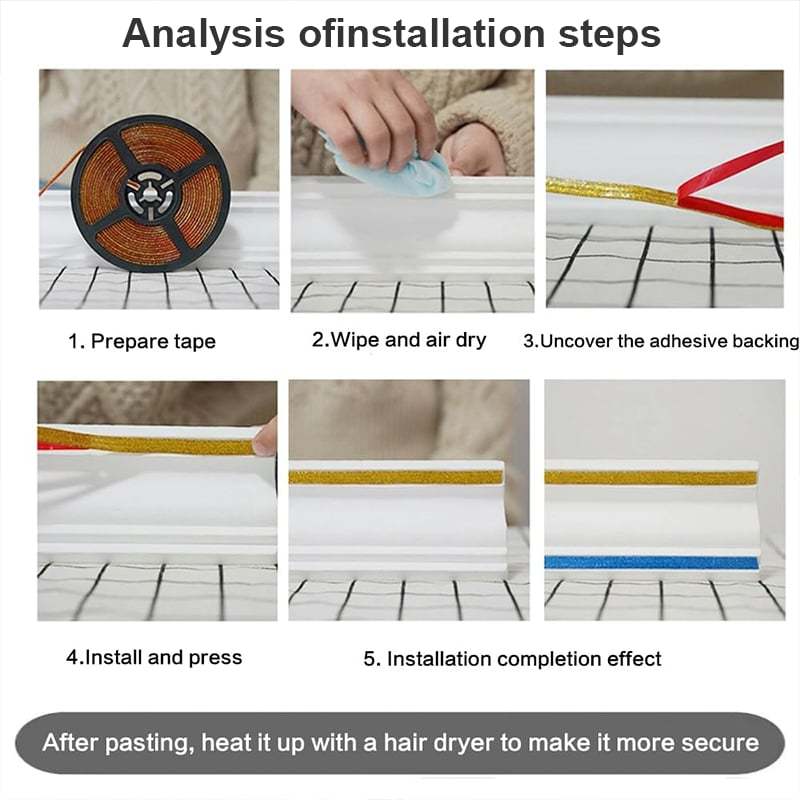 🔥LAST DAY 49% OFF - Waterproof Self-adhesive Caulk Tape