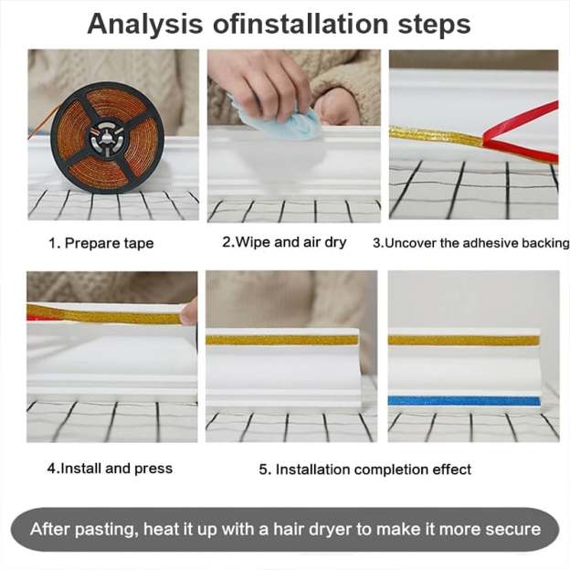 🔥LAST DAY 49% OFF - Waterproof Self-adhesive Caulk Tape