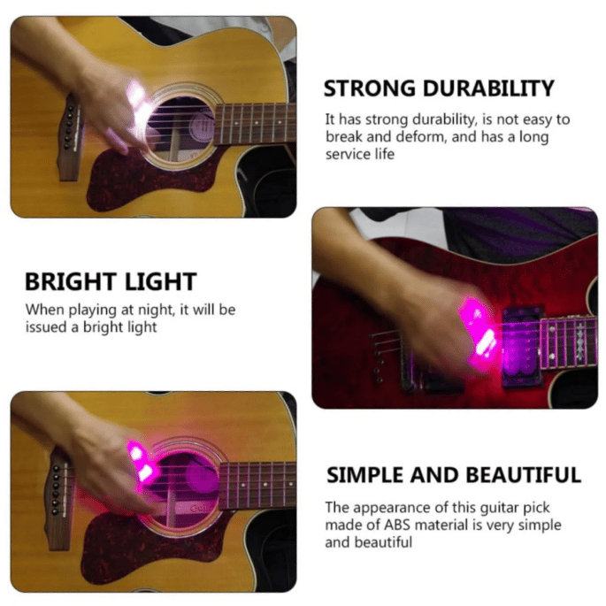 🎸Light Up Guitar Pick - 💝The perfect gift for guitar lovers