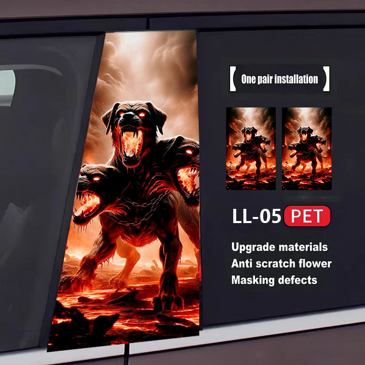 Skull Series Car Door Sticker(2pcs)