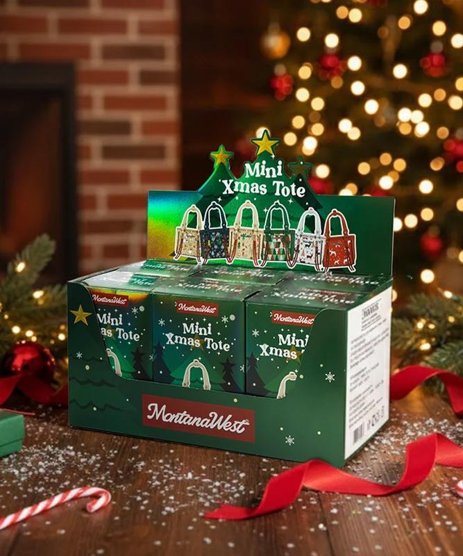 🔥LAST DAY 50% OFF🎄Montana West Mini Xmas Tote Blind Box Gift for Holiday Suprises