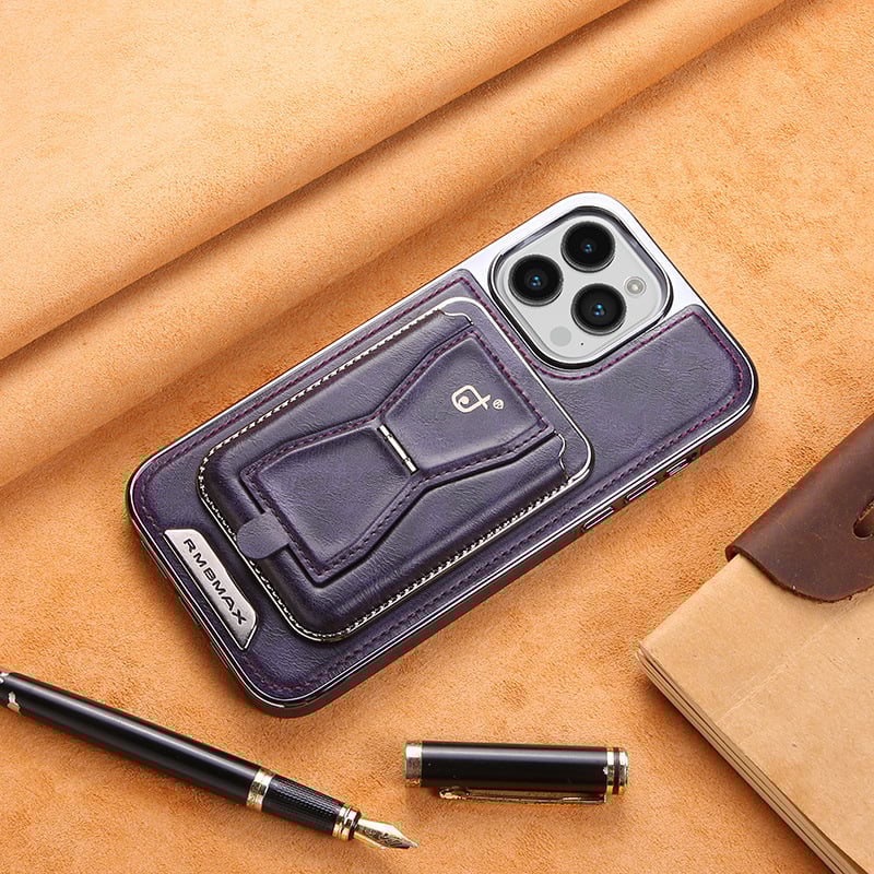 🤑🤑Luxurious Leather Magnetic iPhone Case with Removal Card Holder