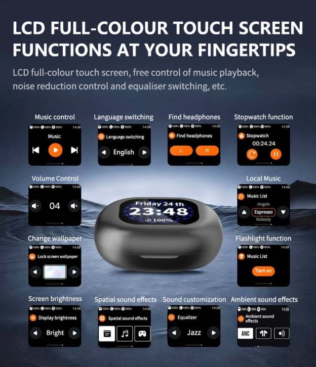 True Powerful Bluetooth 5.4 Open Ear Earbuds, IPX5 Waterproof - Buy 2 Free Shipping