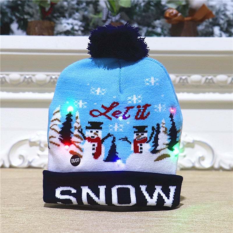 🎄Christmas LED Light Knitted Beanies