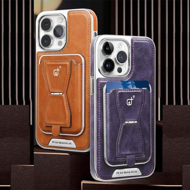 🤑🤑Luxurious Leather Magnetic iPhone Case with Removal Card Holder