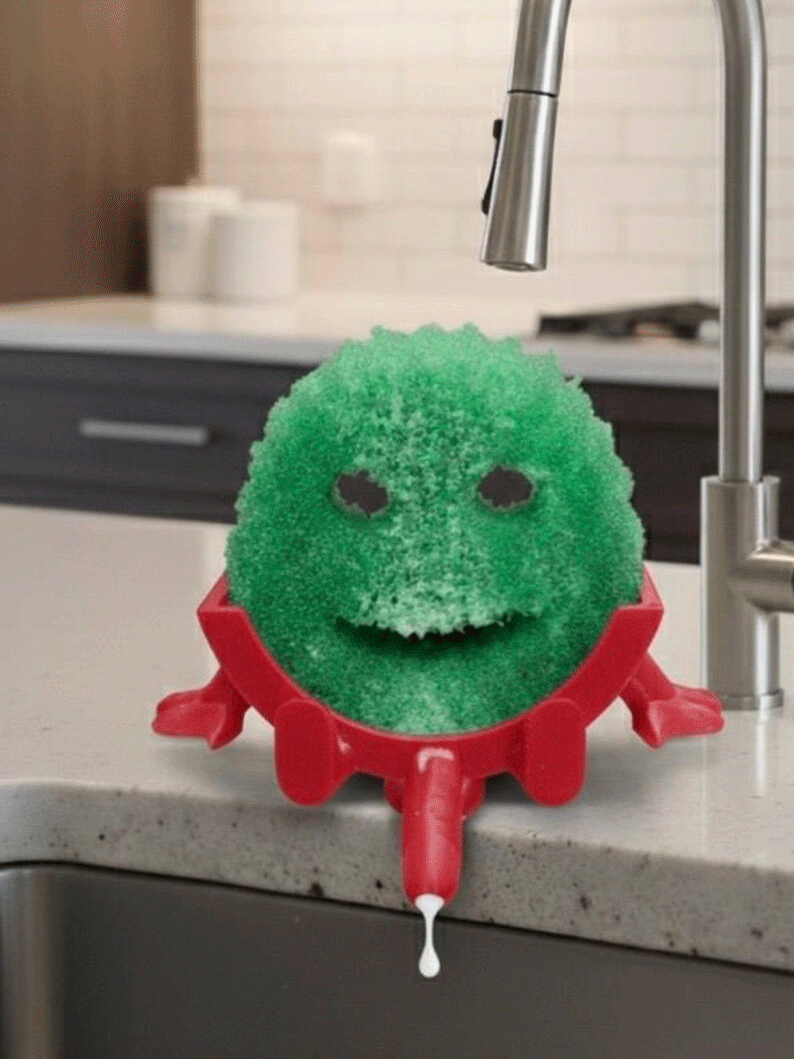 🔥HOT SALE - 49% OFF🔥-Scrub Peeing Drain Holder -The Funniest Sink Buddy!