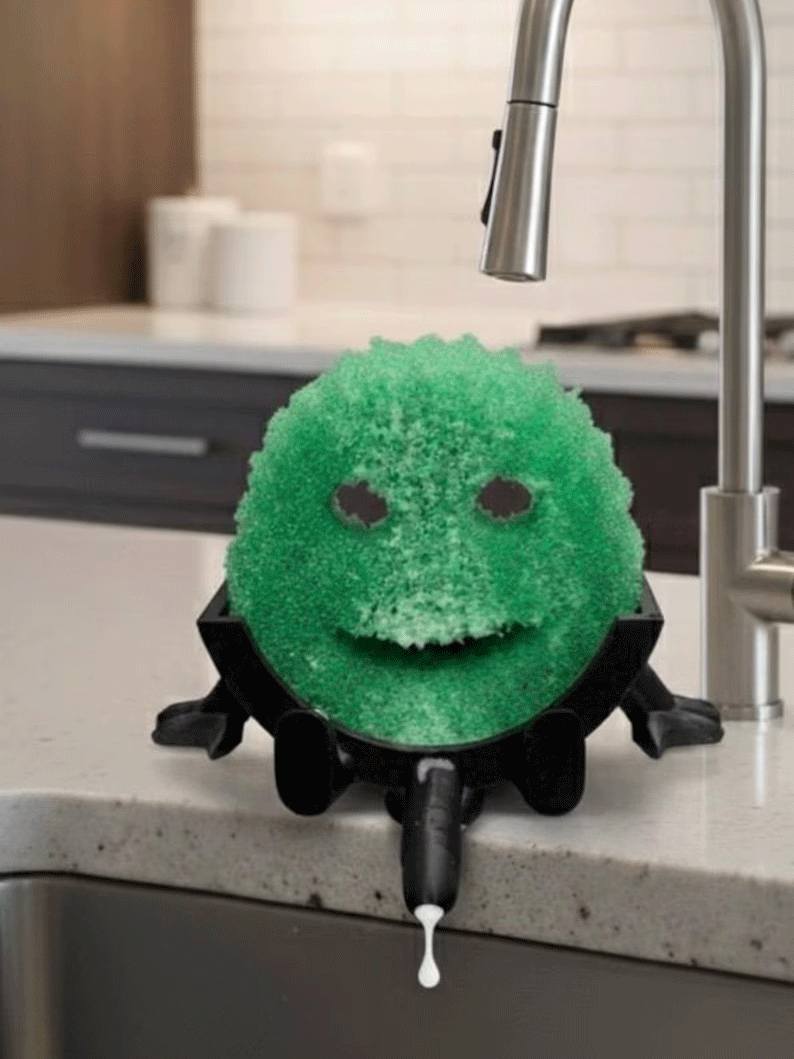 🔥HOT SALE - 49% OFF🔥-Scrub Peeing Drain Holder -The Funniest Sink Buddy!