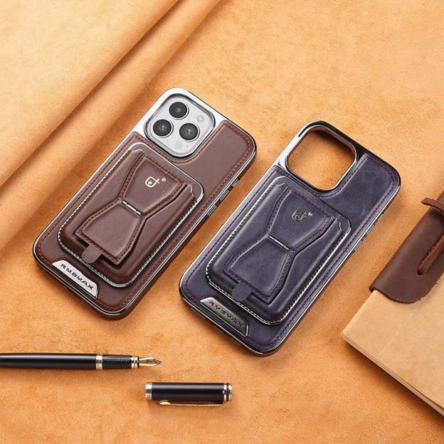 🤑🤑Luxurious Leather Magnetic iPhone Case with Removal Card Holder
