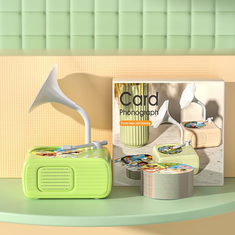 🎶Kids Phonograph with 99 Cards💖Christmas limited time offer 45% off💖Early Education Phonograph Story Machine