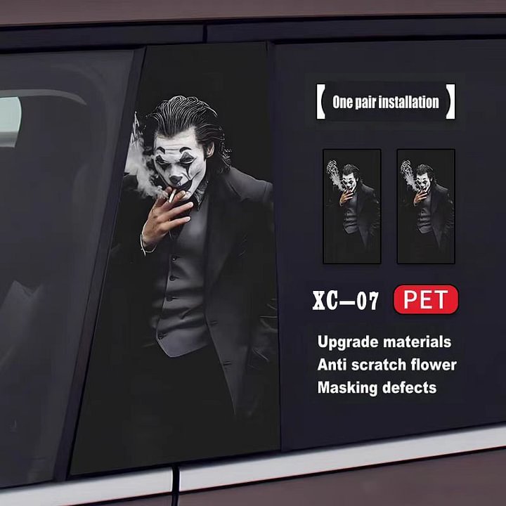 Skull Series Car Door Sticker(2pcs)