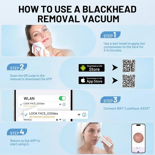 🎁2024 Upgraded USB Interface Type Pore Vacuum with Camera