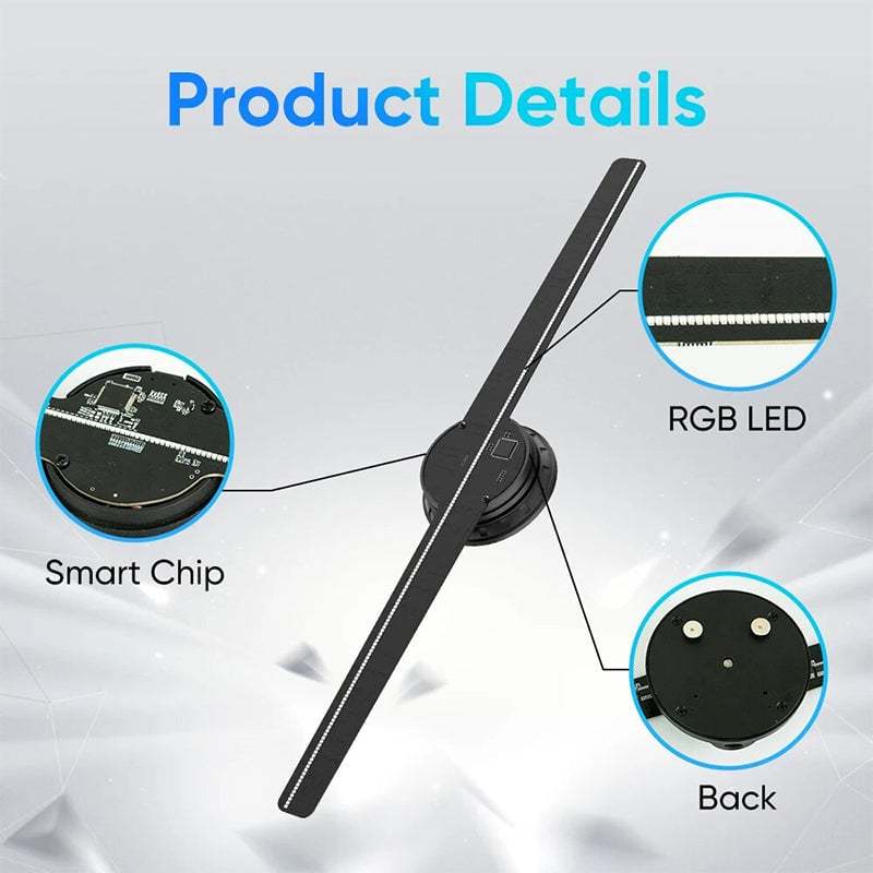 3D Hologram LED Fan Projector -🚚Free shipping🚚