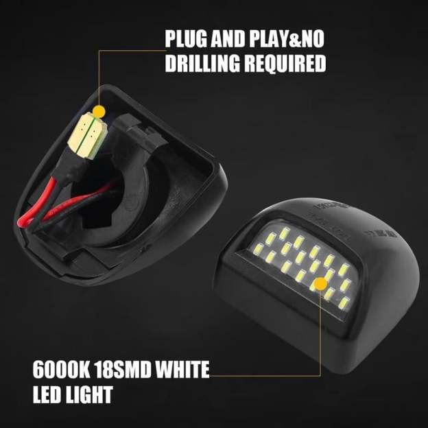 🔥LAST DAY 49% OFF -🚗💡Super Bright 36-Piece LED License Plate Light Kit