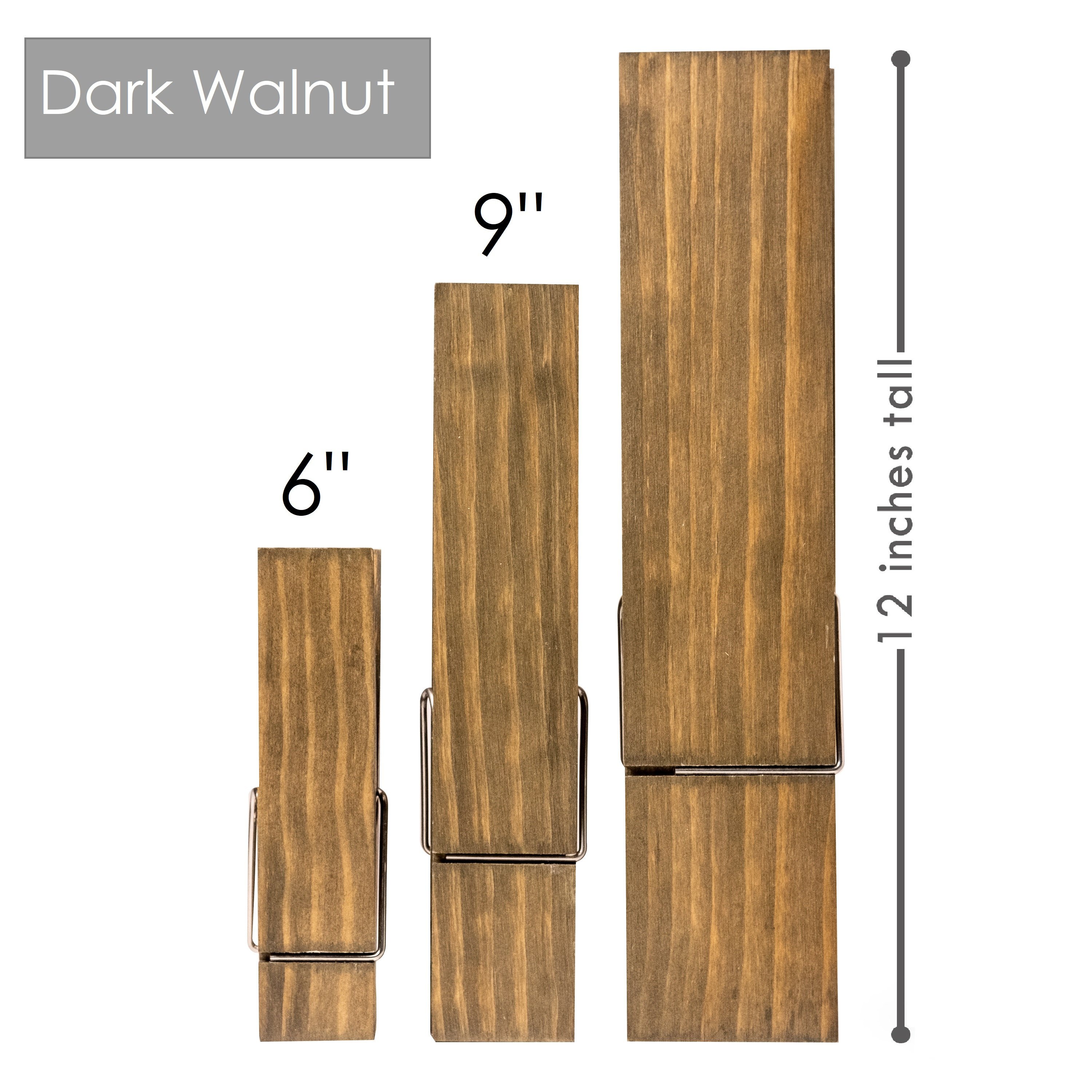 12" Clothespin Bathroom Towel Holder