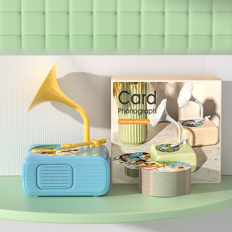 🎶Kids Phonograph with 99 Cards💖Christmas limited time offer 45% off💖Early Education Phonograph Story Machine