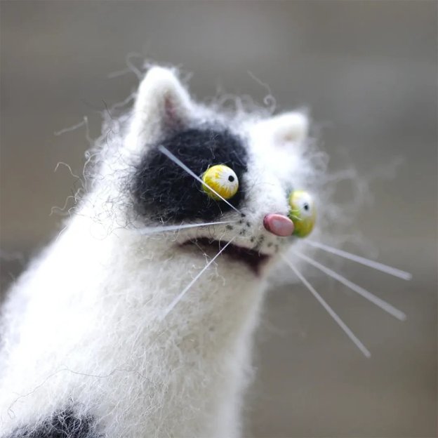 🔥LAST DAY 49% OFF- 🎄✨Wool Felt Familiars – Quirky Handmade Companions