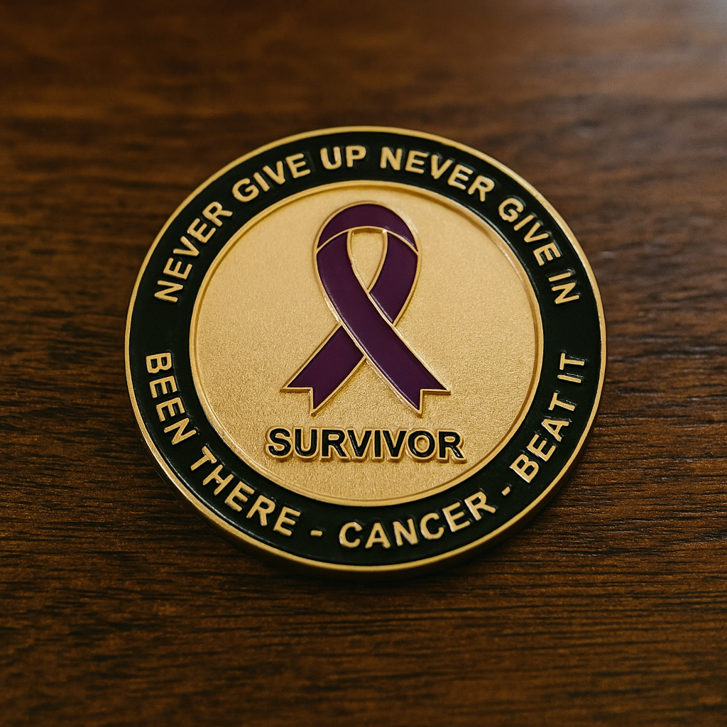 🔥HOT SALE - 49% OFF🔥Cancer Survivor Embroidered Hat – "Never Give Up" Purple Ribbon Hat