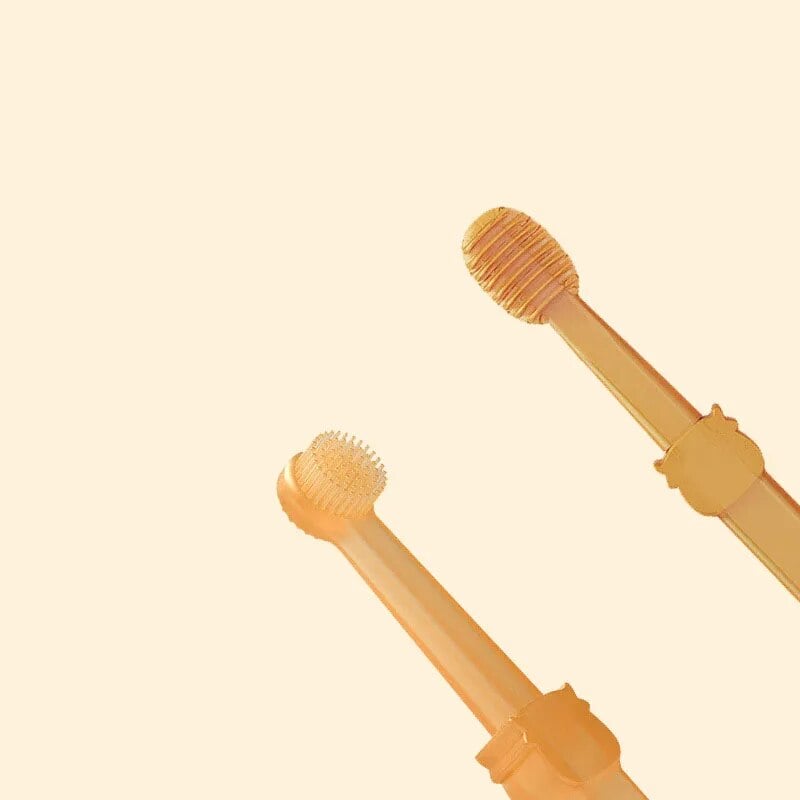 Pet Toothbrush(2pcs) with toothpaste