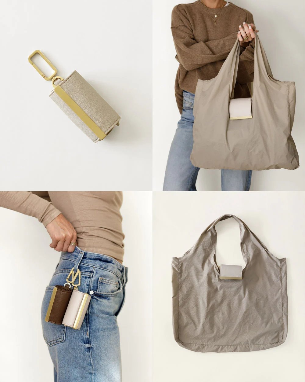 👜 Keychain Tote Bag | Compact & Expandable for On-the-Go Convenience