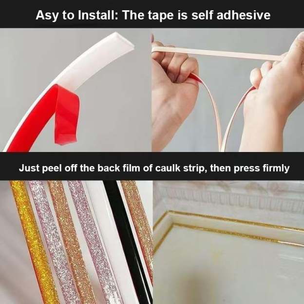 🔥LAST DAY 49% OFF - Waterproof Self-adhesive Caulk Tape