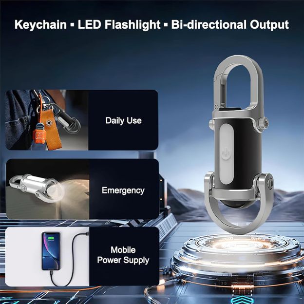 ✨2025 Best-selling Small USB C Rechargeable Keychain Light🔦