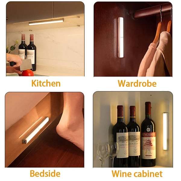 🔥HOT SALE - 49% OFF🔥Punch-free Smart Sensor Magnetic Rechargeable LED Lights💡