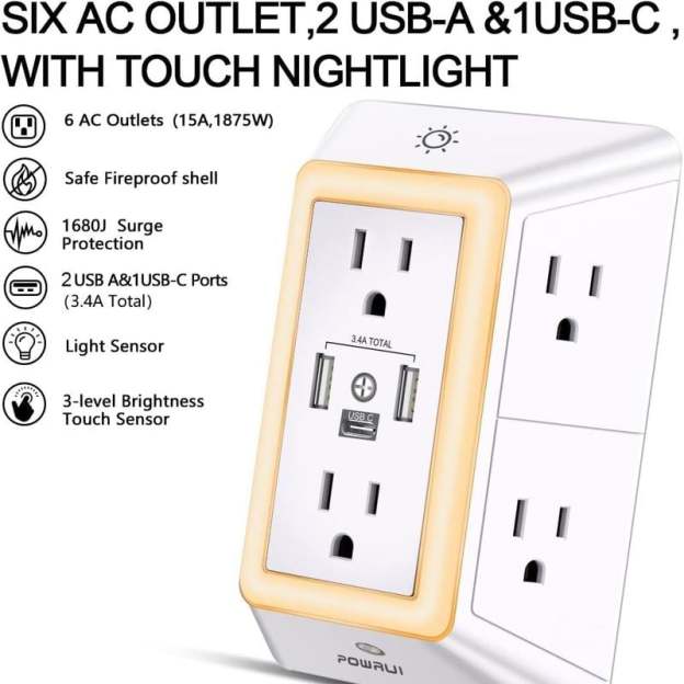 🔥HOT SALE - 49% OFF🔥Multi Plug Outlet Surge Protector