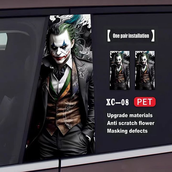 Skull Series Car Door Sticker(2pcs)