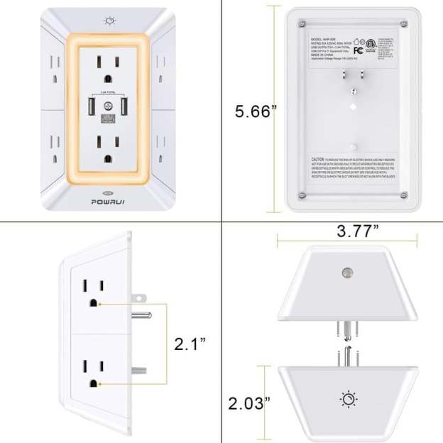🔥HOT SALE - 49% OFF🔥Multi Plug Outlet Surge Protector