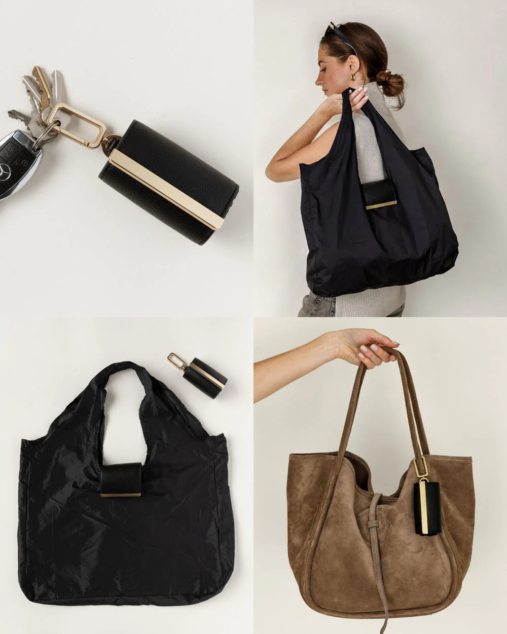 👜 Keychain Tote Bag | Compact & Expandable for On-the-Go Convenience