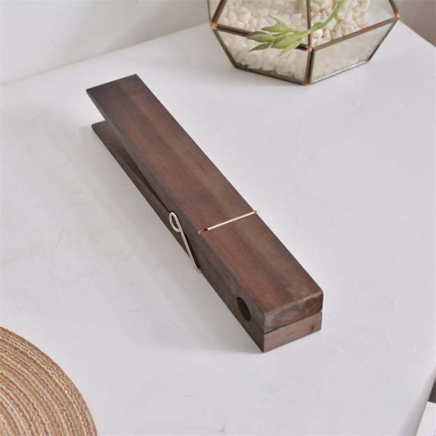 12" Clothespin Bathroom Towel Holder