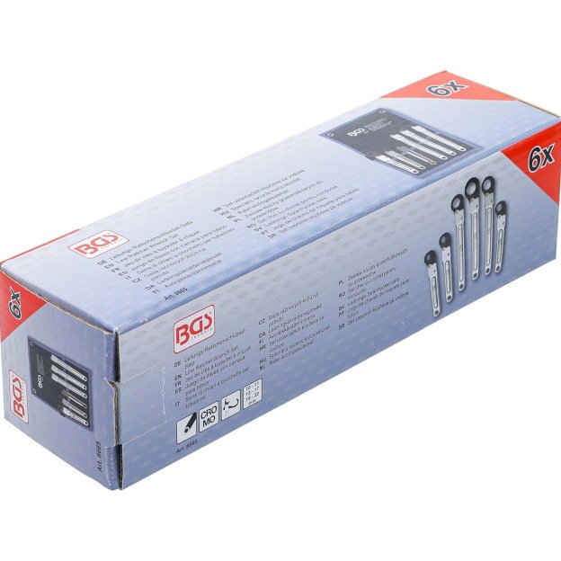 🔥LAST DAY 49% OFF - 🔧 Line Ratchet Wrench Set – 6 PCS