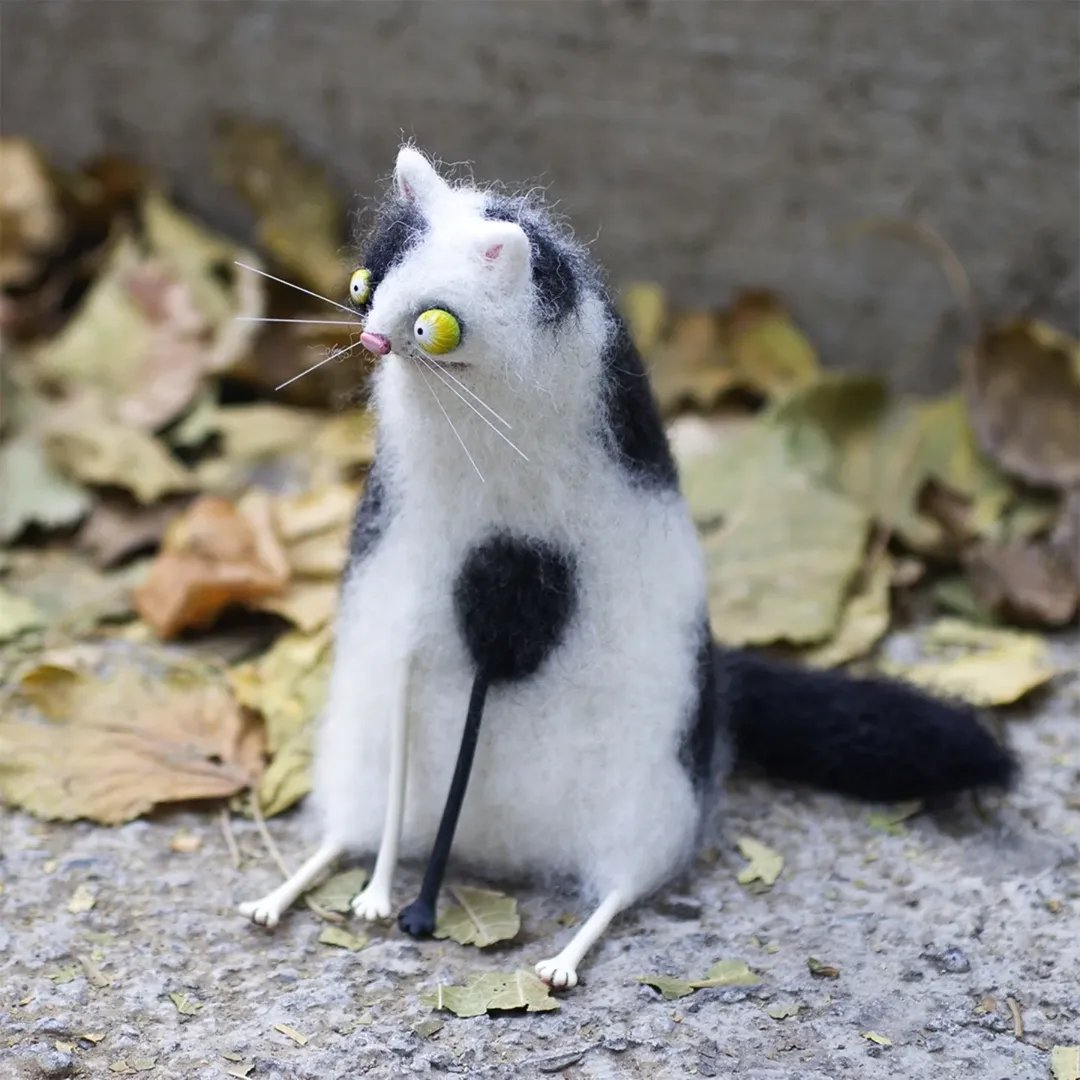 🔥LAST DAY 49% OFF- 🎄✨Wool Felt Familiars – Quirky Handmade Companions