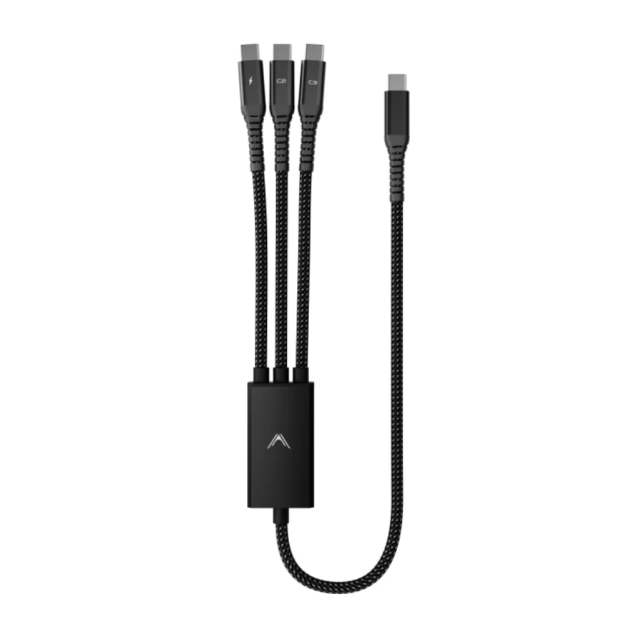 Hydra 100W Triple Type-C Multi Cable - 1.5m/5ft