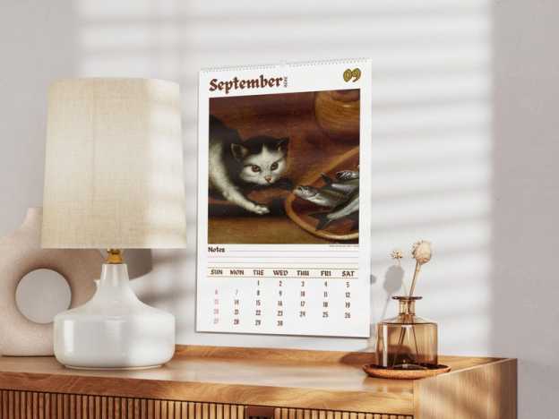 🔥HOT SALE - 49% OFF🔥- Weird cats in renaissance 2026 Wall Calendar