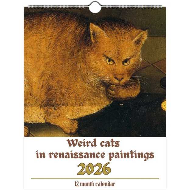 🔥HOT SALE - 49% OFF🔥- Weird cats in renaissance 2026 Wall Calendar