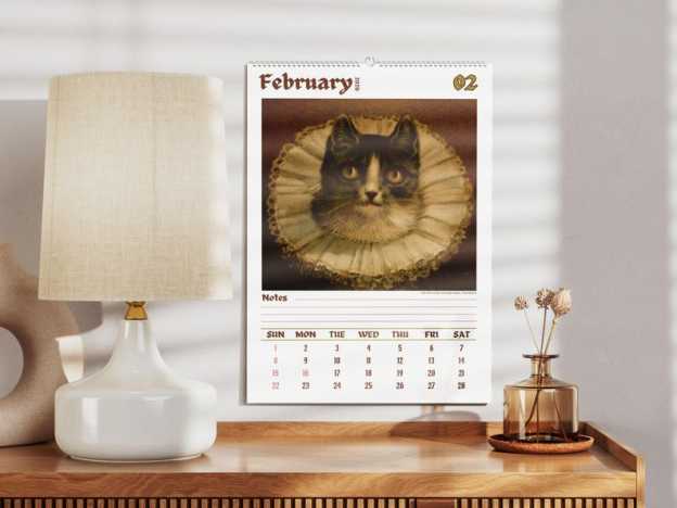 🔥HOT SALE - 49% OFF🔥- Weird cats in renaissance 2026 Wall Calendar