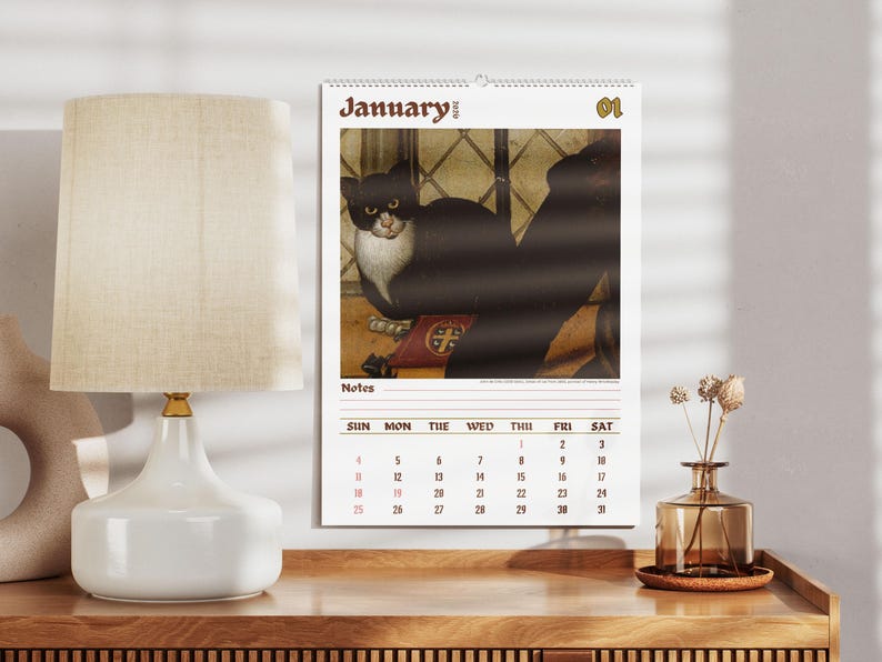 🔥HOT SALE - 49% OFF🔥- Weird cats in renaissance 2026 Wall Calendar