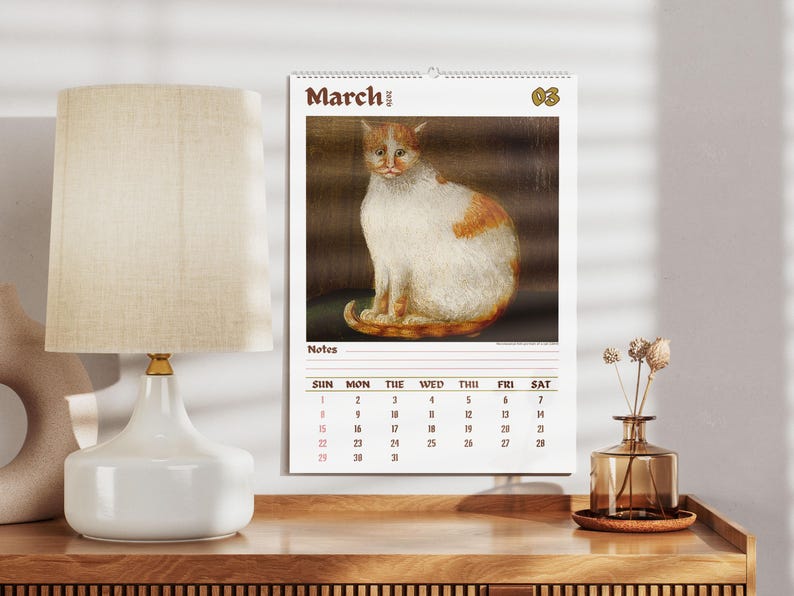 🔥HOT SALE - 49% OFF🔥- Weird cats in renaissance 2026 Wall Calendar