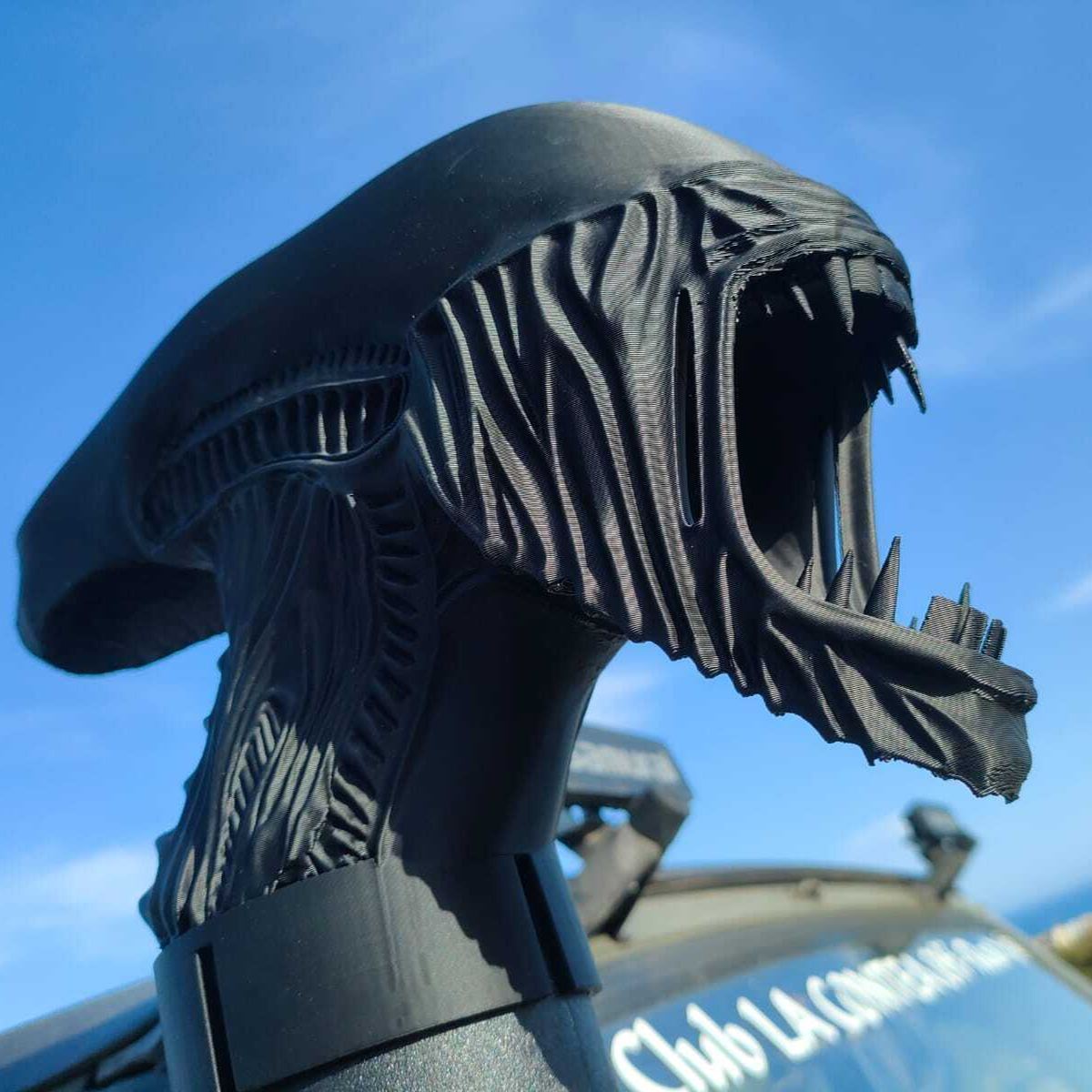 👽 Alien Xenomorph Car Snorkel Top Cover
