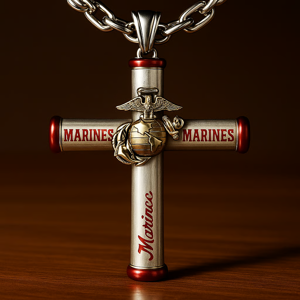 🔥LAST DAY 49% OFF  -USMC Cross Pendant