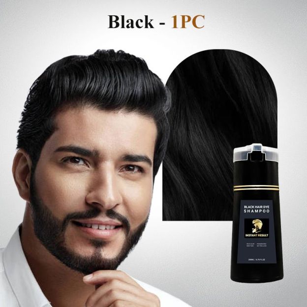 Instant Result Hair Dye Shampoo🧔🏻Suitable for beard🥳