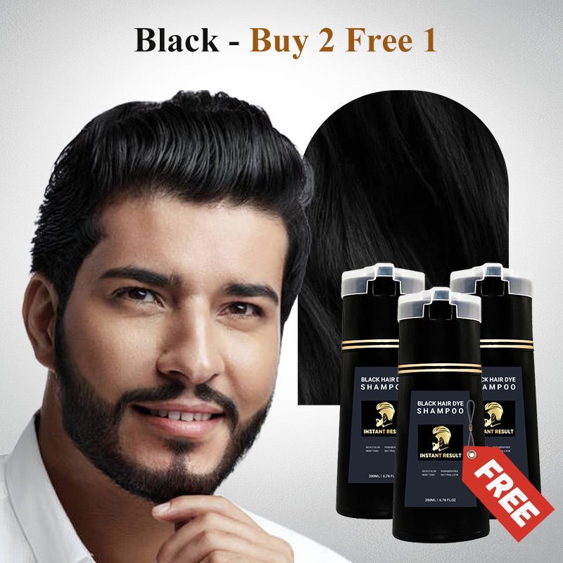 Instant Result Hair Dye Shampoo🧔🏻Suitable for beard🥳